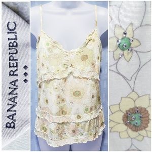 💟Banana Republic Factory tank top w/straps *MEDIUM